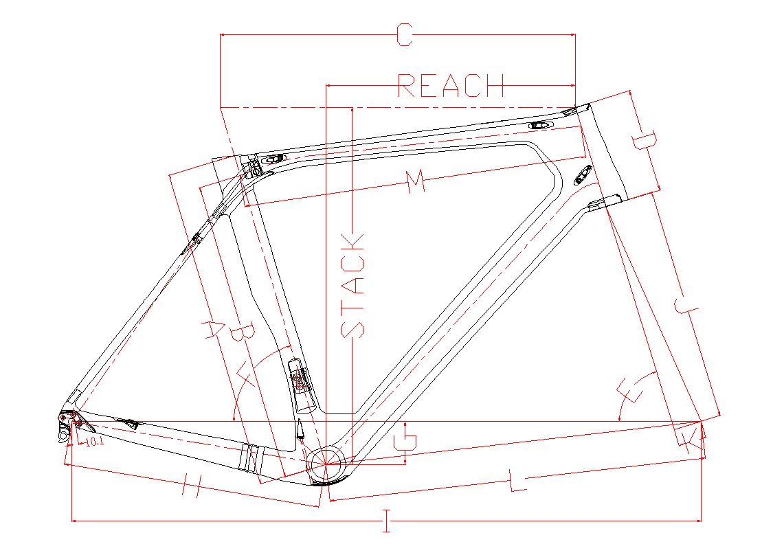 Aero Carbon Bike Frame Aero Carbon Bike Frame
