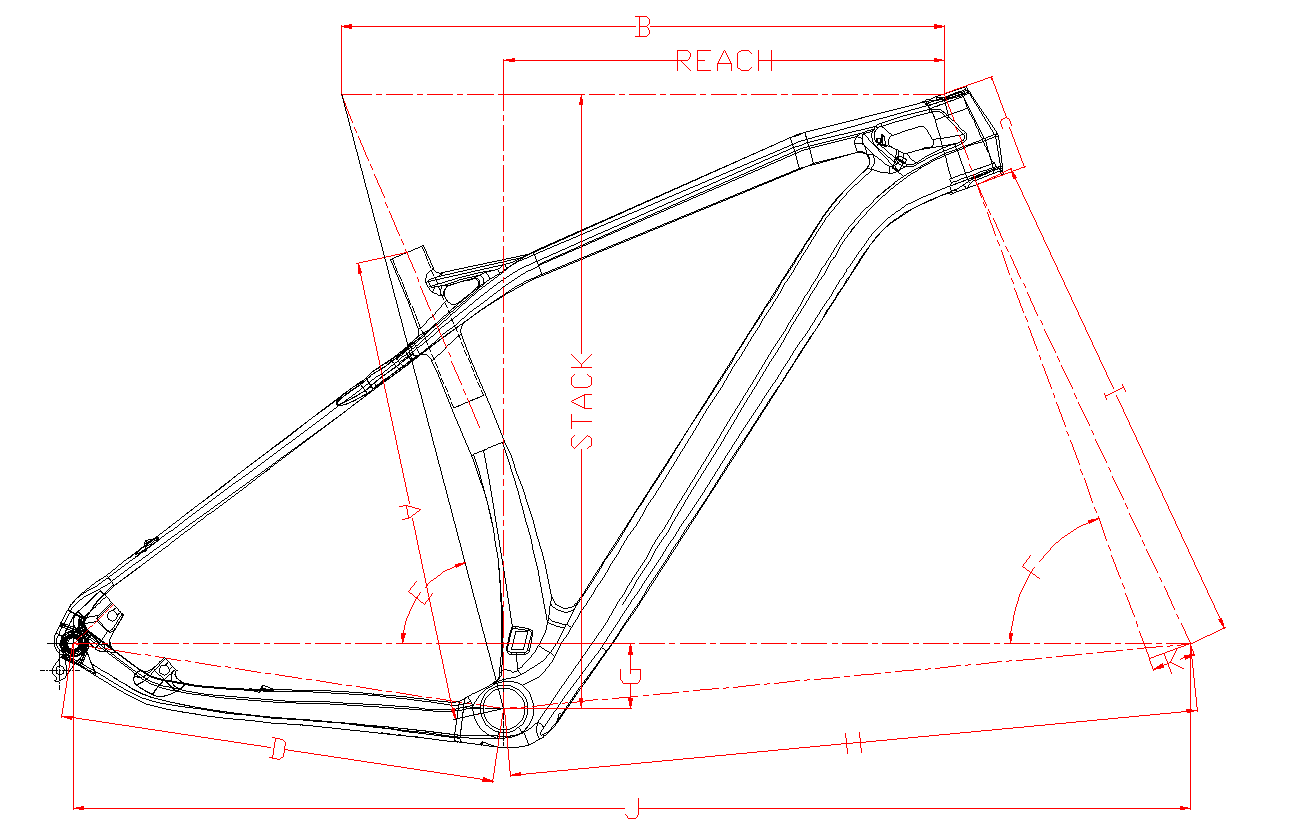 Mtb Disc Brake frameset
