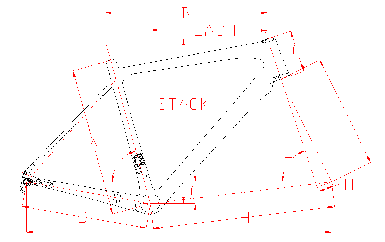 Thru-Axle Disc Brake Bike Frame Thru-Axle Disc Brake Bike Frame