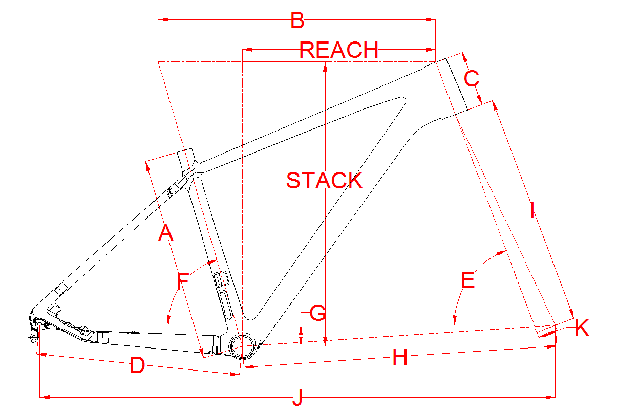 Carbon MTB Bike Frame
